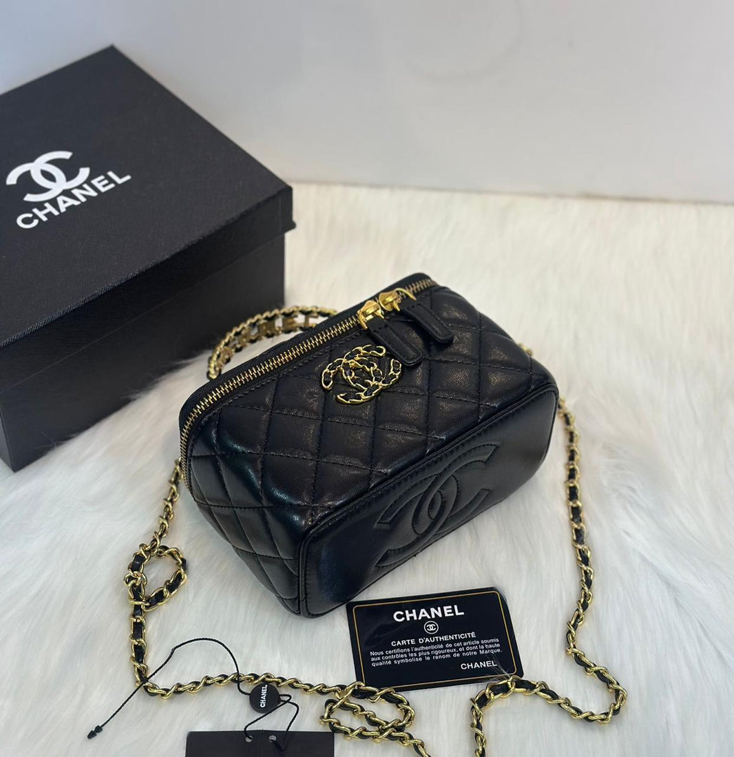 Chanel Top Handle Box Bag