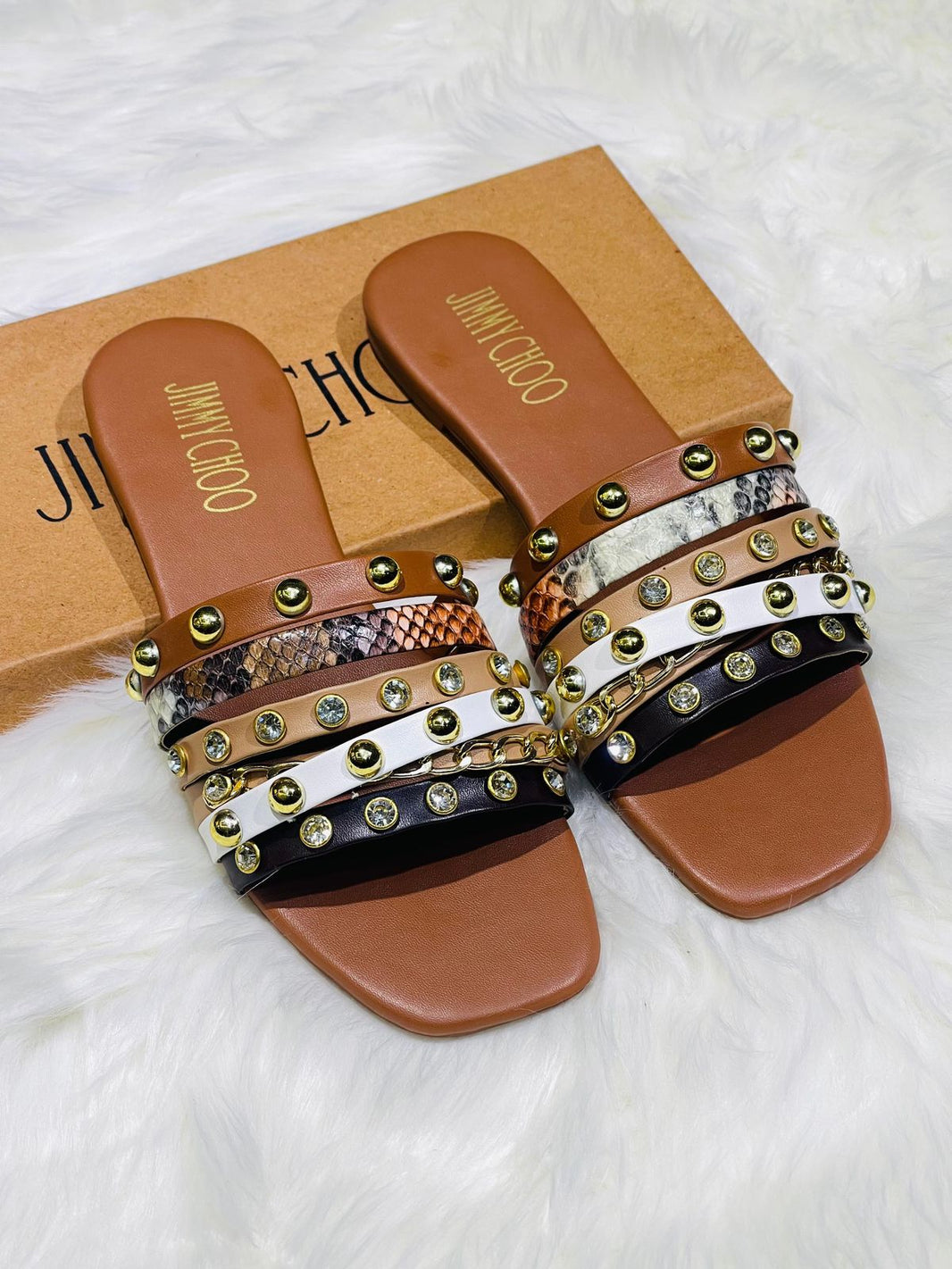 Jimmy Choo Studs Flats