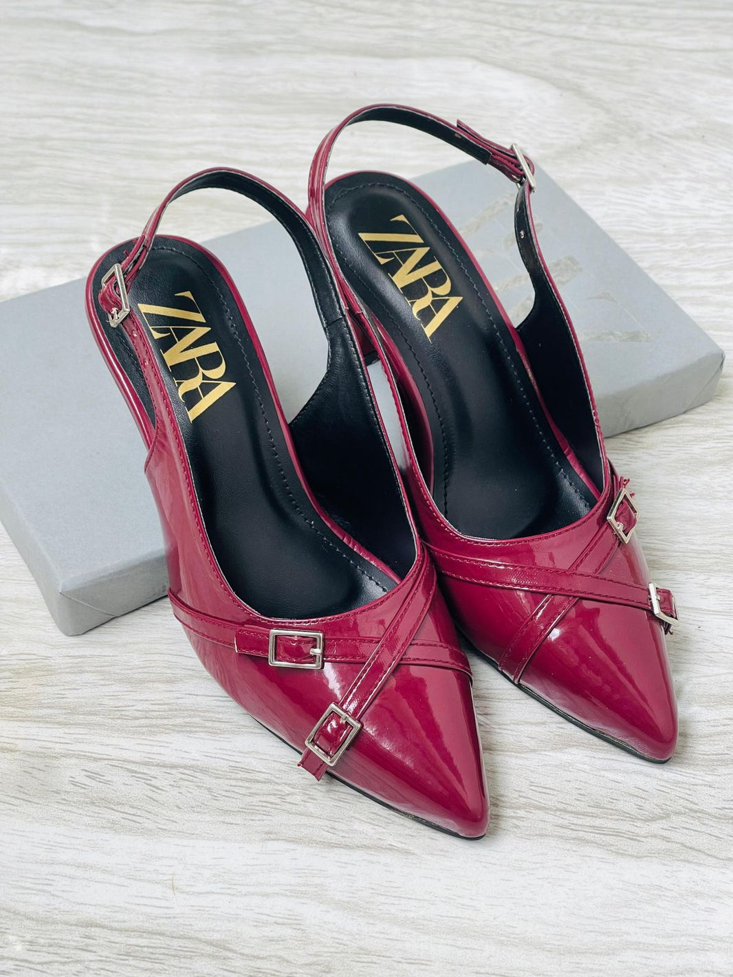 Zara Sheer Elegance Pumps