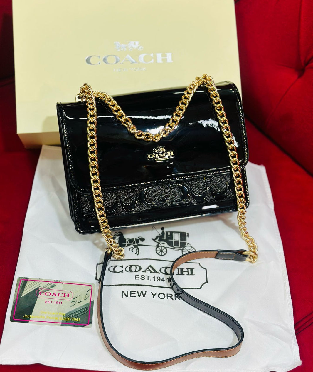 Klare Crossbody Signature Leather