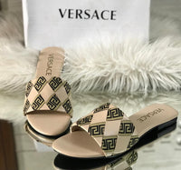 Versace Cross Stitched Sandals