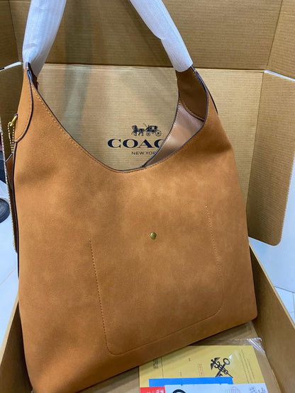 Coach Brooklyn 28 Suede Shoulder Bag