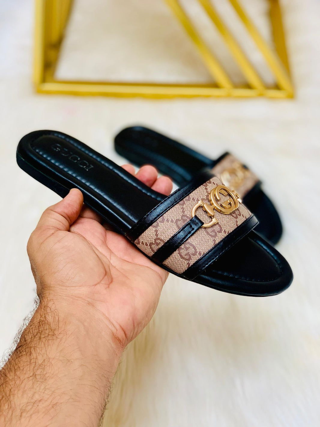 Gucci Luxue Flat Slippers