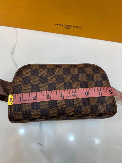 Lv Unisex Leather Pouch