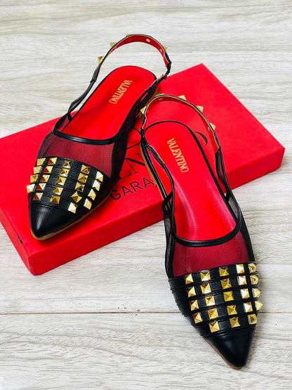 Valentino Flat Fobe Pumps