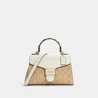 Coach Pepper Satchel Signature Bag
