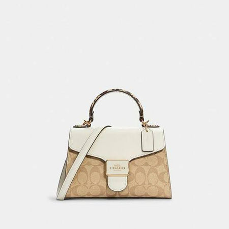 Coach Pepper Satchel Signature Bag